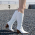 DAMEN-COWBOYSTIEFEL I BEQUEME SCHLUPFSTIEFEL MIT REISSVERSCHLUSS